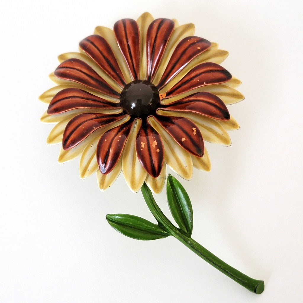 Big vintage flower pin.