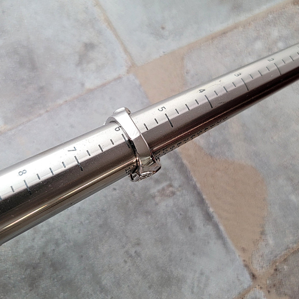 Ring on a ring sizer.