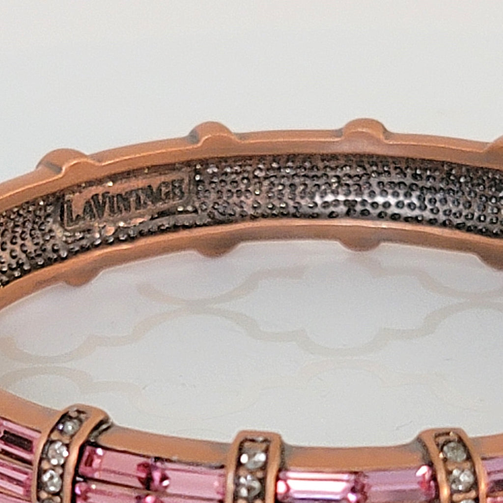 La Vintage signature mark inside bracelet.