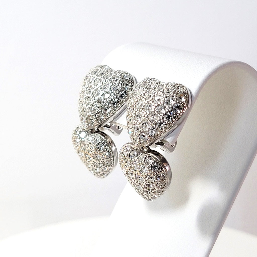 Side of heart earrings.