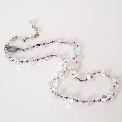 Glass beaded necklace.