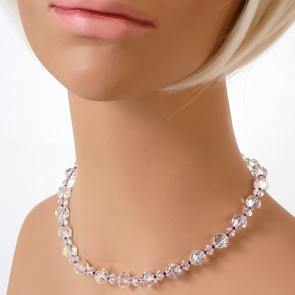 Glass beaded choker.