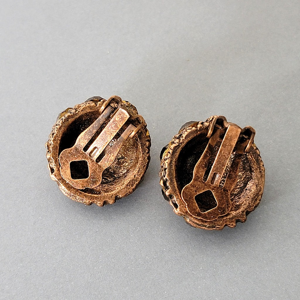 Back of clip earrings.