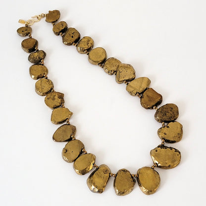Kenneth Lane stone necklace.