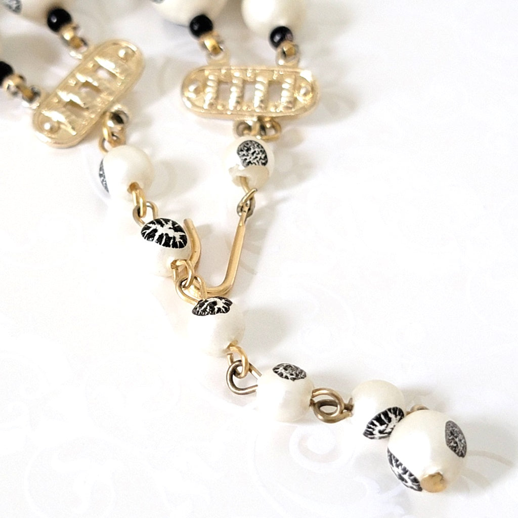 Vintage necklace clasp.