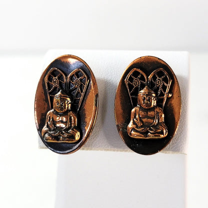 Vintage Buddha earrings.