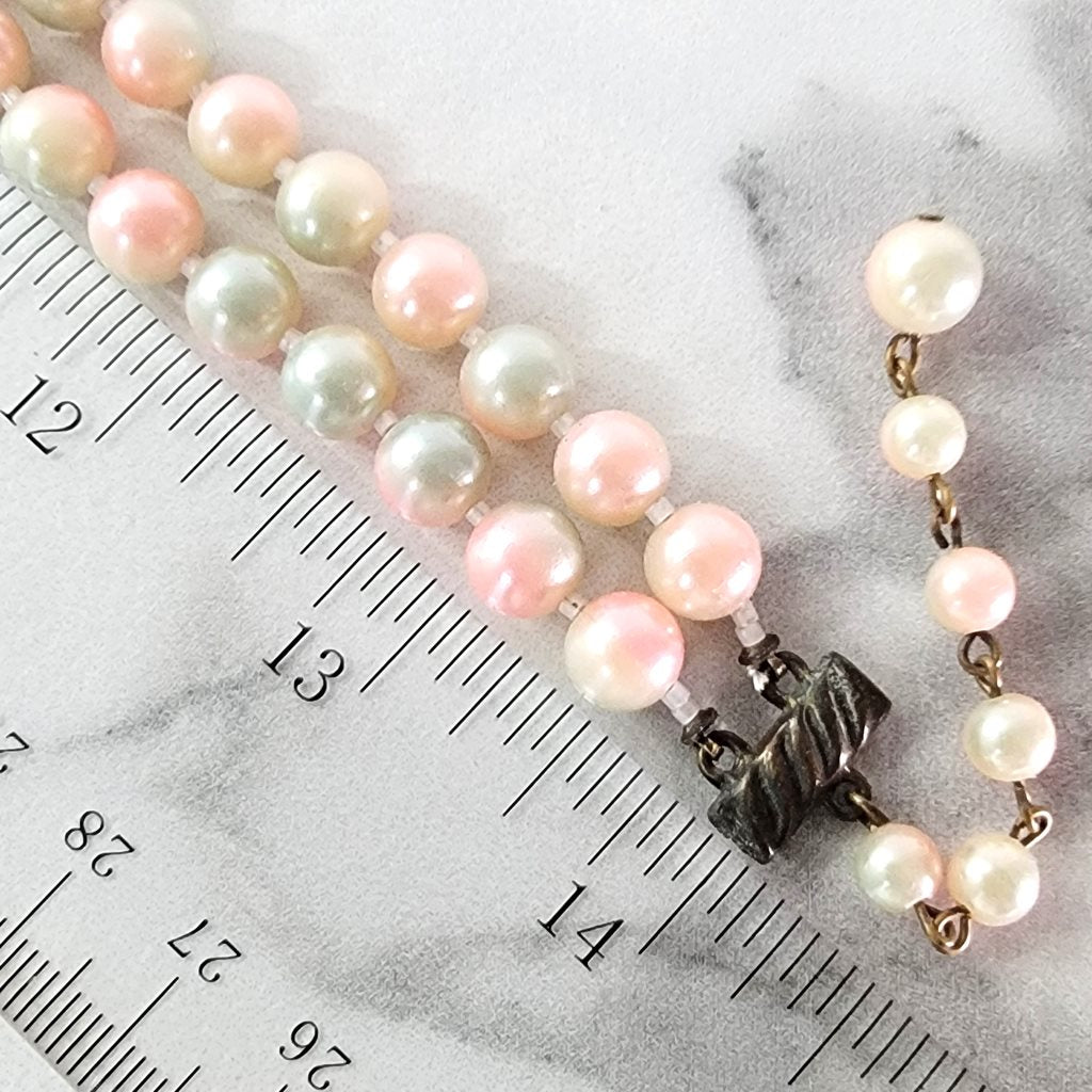 Necklace with ruler.