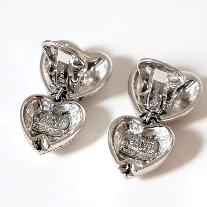 Back of Nolan Miller earrings.