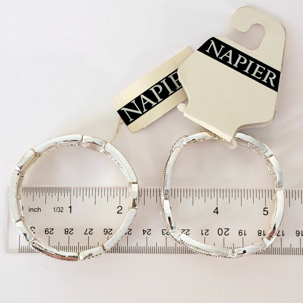Two Napier bracelets with ruler.