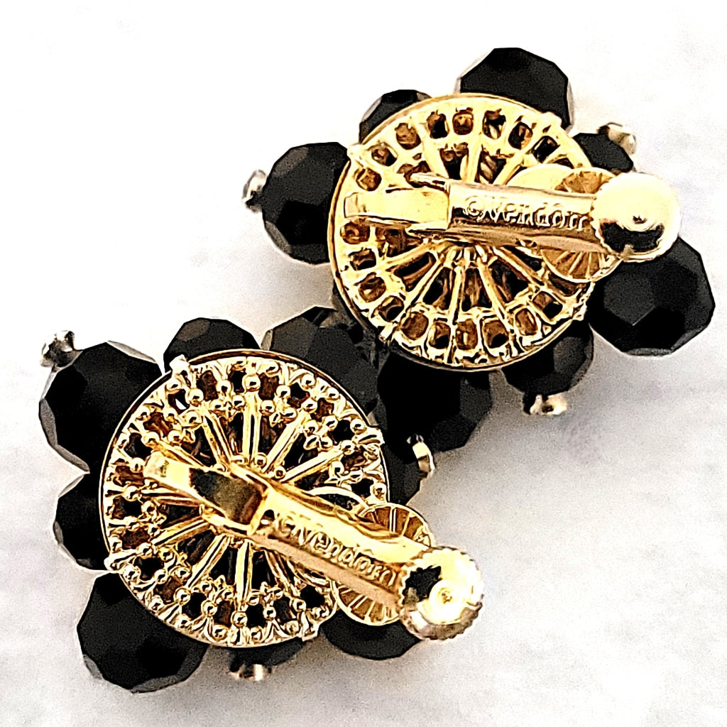 Vendome signatures on earring clips.