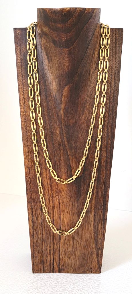 Vintage Monet Gold Tone Rope Chain Necklace - Costume Jewelry | eBay
